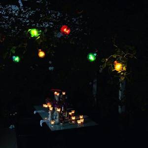 Konstsmide Christmas Pivné záhradné rozprávkové svetlá 20 farebných LED žiaroviek vyobraziť