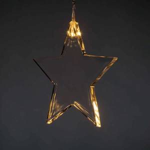 Konstsmide Christmas Svetelný LED záves s 8 hviezdami do interiéru vyobraziť