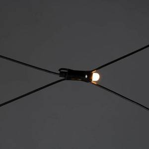 Konstsmide Christmas Vonkajšia svetelná sieť LED, 3x3 m, farba svetla jantárová vyobraziť