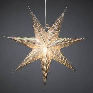Konstsmide Christmas Dekoratívna hviezda z papiera, strieborná, 7–cípa vyobraziť