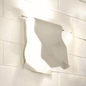 Knikerboker Knikerboker Stendimi - biele nástenné LED svietidlo 40 cm vyobraziť