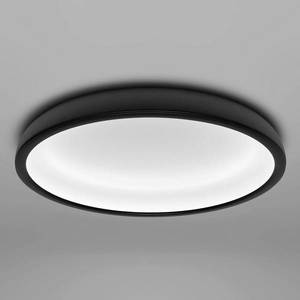 Stilnovo Stropné LED svietidlo Reflexio, Ø 46 cm, čierne vyobraziť