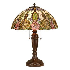 Clayre&Eef Rajská stolná lampa Eden v štýle Tiffany vyobraziť