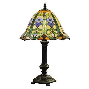Clayre&Eef Kvetinová stolná lampa Eleanor v štýle Tiffany vyobraziť