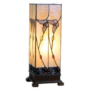 Clayre&Eef Jantárovo sfarbená stolná lampa Amberly 45 cm vyobraziť