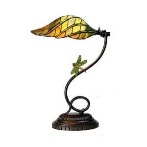 Clayre&Eef Leaf – chutná stolná lampa v štýle Tiffany vyobraziť