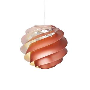 LE KLINT LE KLINT Swirl 3 Small – závesná lampa v medenej vyobraziť