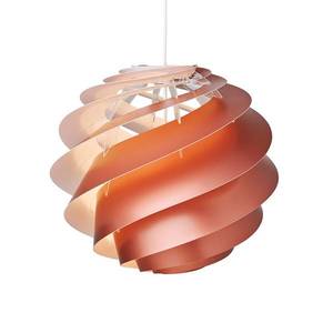 LE KLINT LE KLINT Swirl 3 Medium – závesná lampa v medenej vyobraziť