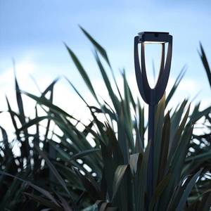 Les Jardins Solárna LED lampa Tulip s hrotom do zeme, antracit vyobraziť