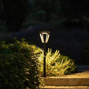 Les Jardins Solárne chodníkové LED svetlo Metro snímač, sivá vyobraziť