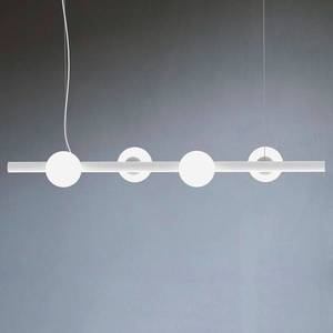 Marchetti Cínové závesné svietidlo štyri svetlá biela vyobraziť