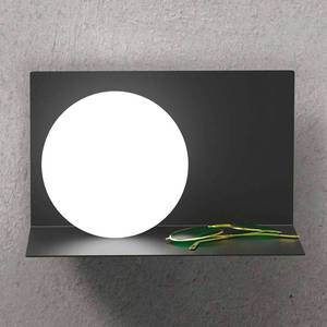 Marchetti Nástenné svietidlo Balance čierne zarovnané vľavo vyobraziť