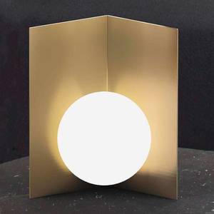 Marchetti Stolová lampa Balance stojaca zlatá satinovaná vyobraziť