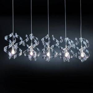 Metallux Závesná lampa Crystal 5-plameňová vyobraziť