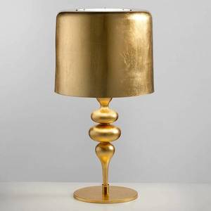 Masiero Stolová lampa Eva TL3+1G 75 cm, zlatá vyobraziť