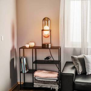 Molto Luce Pille stolová LED lampa sivá/ružová vyobraziť