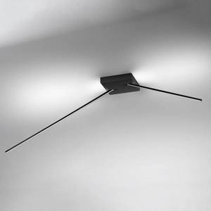 ICONE ICONE Spillo stropné svietidlo LED 2 ramená čierne vyobraziť