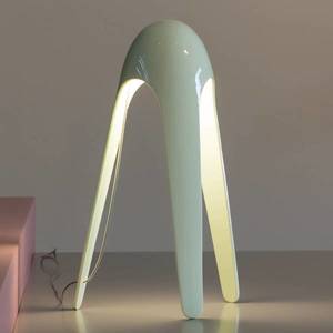 Martinelli Luce Martinelli Luce Cyborg – stolná LED lampa, zelená vyobraziť