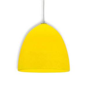 Näve Závesná lampa Fancy zo silikónu, žltá vyobraziť
