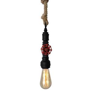 Näve Závesná lampa Vintage s konopným lanom čierna vyobraziť