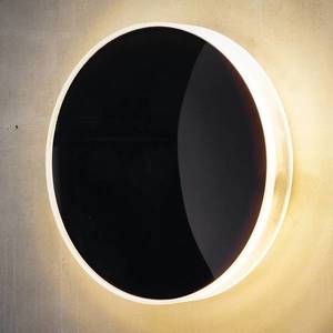 Heitronic Vonkajšie nástenné LED svietidlo Marbella, čierne vyobraziť