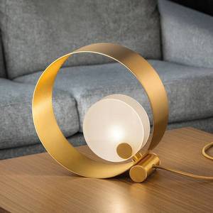 Masiero Stolná lampa Sound TL1, okrúhla, zlatý rám, G9 vyobraziť
