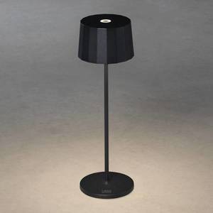 Konstsmide Stolná LED lampa Positano do exteriéru, čierna vyobraziť