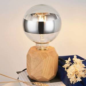 Pauleen Pauleen Woody Sparkle stolová lampa, svetlé drevo vyobraziť