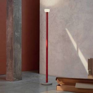 FLOS FLOS Bellhop stojaca LED lampa, červená vyobraziť