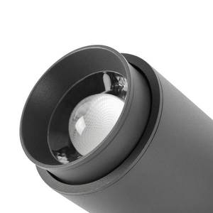 FARO BARCELONA Vonkajšie nástenné LED svietidlo Plom, tmavosivá vyobraziť