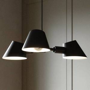 DFTP by Nordlux Závesná lampa Stay, 3-plameňová, čierna vyobraziť
