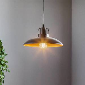 Eko-Light Závesná lampa Felix, čierna/zlatá starožitná 1-pl. vyobraziť