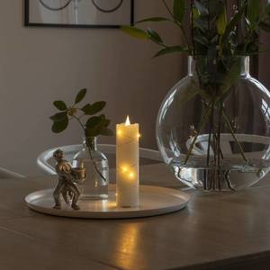 Konstsmide Christmas Vosková LED sviečka krém jantár 17, 8cm vyobraziť