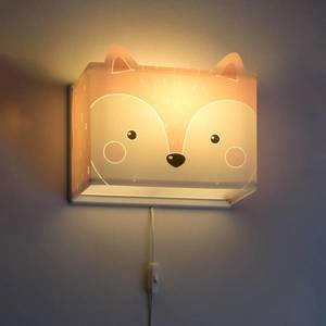 Dalber Detské nástenné svietidlo Little Fox so zástrčkou vyobraziť