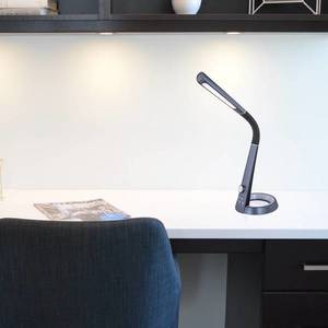 Globo Stolná LED lampa Mitti s pripojením USB, čierna vyobraziť