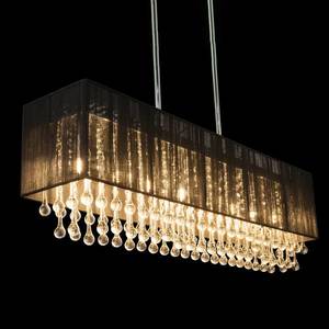 Globo Závesné LED svietidlo Bagana kov, sklo a hodváb vyobraziť