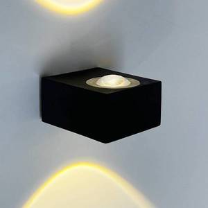 FISCHER & HONSEL Vonkajšie nástenné LED svietidlo Helsinki, čierna vyobraziť
