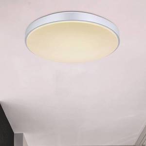 Globo Stropné LED svietidlo Sonny striebro, CCT, Ø 41 cm vyobraziť