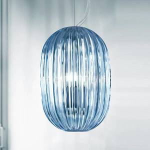 Foscarini Foscarini Plass media závesná lampa E27, modrá vyobraziť