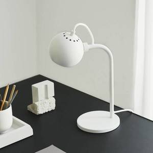 FRANDSEN FRANDSEN Guľová stolová lampa, biela vyobraziť