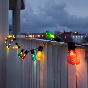 Konstsmide Christmas Pivné záhradné rozprávkové svetlá 20 LED kvapiek farebných vyobraziť