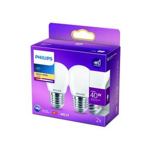 Philips Philips LED žiarovka E27 P45 4, 3W 2700K opál 2 ks vyobraziť
