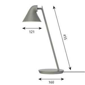 Louis Poulsen Louis Poulsen NJP Mini stolová LED lampa, taupe vyobraziť
