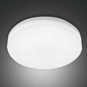 Fabas Luce Vonkajšie stropné LED svetlo Trigo, snímač, biela vyobraziť