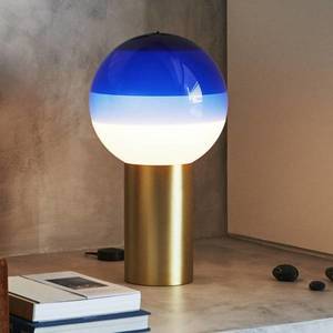 Marset MARSET Dipping Light stolová lampa modrá/mosadz vyobraziť