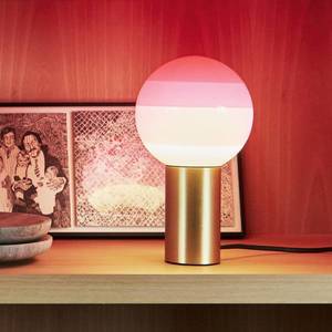 Marset MARSET Dipping Light stolová lampa ružová/mosadz vyobraziť