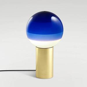 Marset MARSET Dipping Light M stolová lampa modrá/mosadz vyobraziť