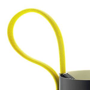 HAY HAY Rope Trick stojaca LED lampa čierna/žltá vyobraziť