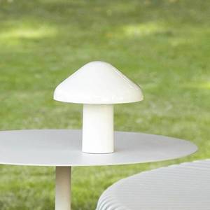 HAY HAY Pao Portable stolová LED lampa batéria, biela vyobraziť