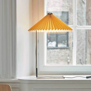 HAY HAY Matin 380 stolová LED lampa plisé žltá vyobraziť